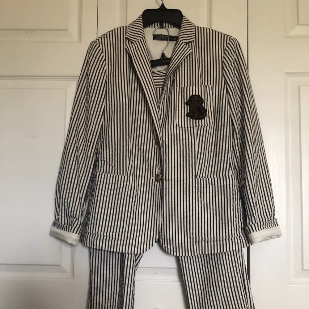 Women’s Ralph Lauren SeerSucker Suit